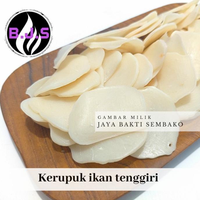 

BIG SALE KERUPUK IKAN TENGGIRI MENTAH 250GR STOK TERBATAS