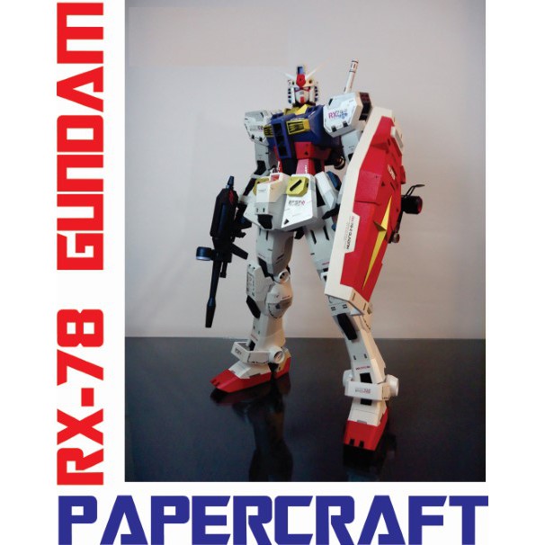 DIY Papercraft Gundam RX-78-2 Kertas BC