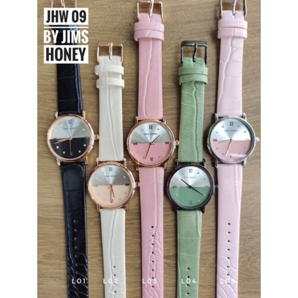 JHW 09 ❤️ GRATIS BOX ❤️ JAM TANGAN CEWEK JIMS HONEY FREE BOX