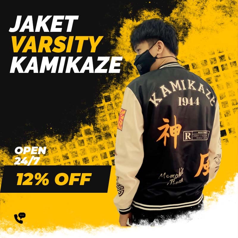 Jaket Varsity Baseball  Pria Wanita Jacket Farsity Parsity Vintage Original Asli Japan Jepang XL Big