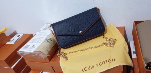 Tas LV Felicie ada box Premium Quality