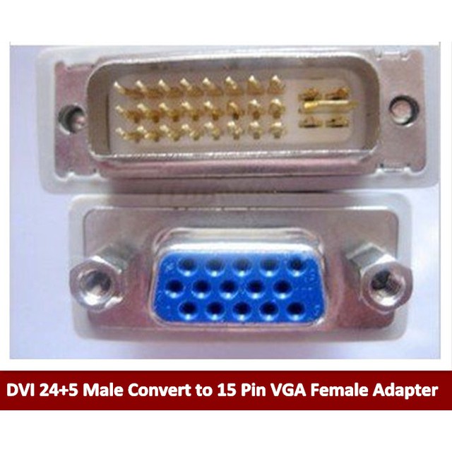 CONVERTER DVI 24+5 TO VGA / DVI TO VGA / DVI TO VGA 24+5