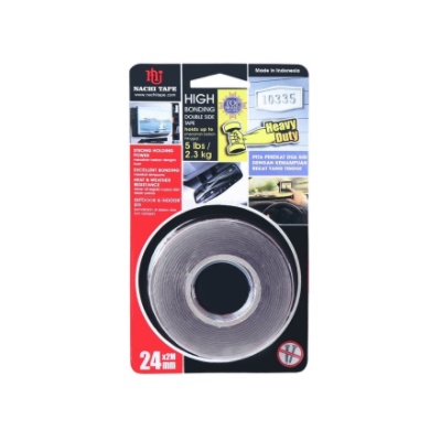 Double Side High Bonding VHB Double Side Tape 24 mm x 2 meter Gray Abu