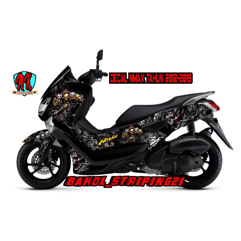 DECAL NMAX OLD TENGKORAK