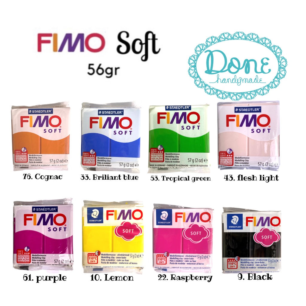 Fimo soft polymer clay modelling clay bahan kerajinan tangan sculpting modeling clay figurine