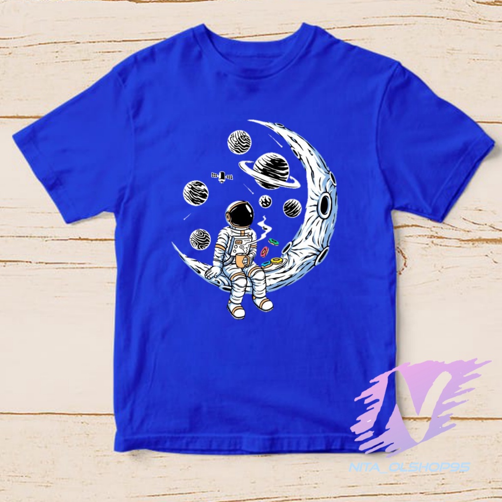 KAOS ANIMASI ASTRONOT BULAN BAJU ANAK KARTUN PILOT TERBARU