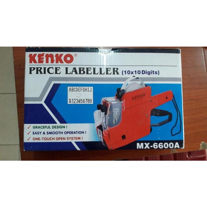 

PRICE LABELLER MX 6600A KENKO / ALAT LABEL HARGA