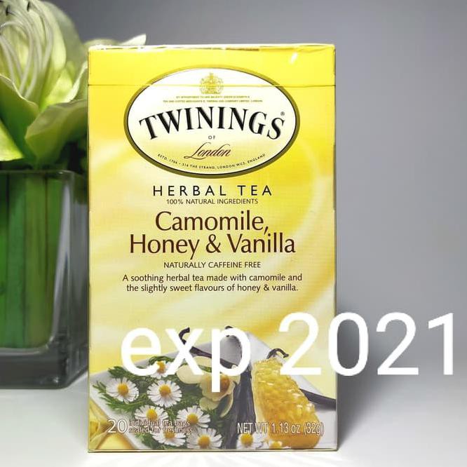 

E1Po Twinings Herbal Tea/ Teh Camomile, Honey & Vanilla /Caff Free, 20 Bags Odqr