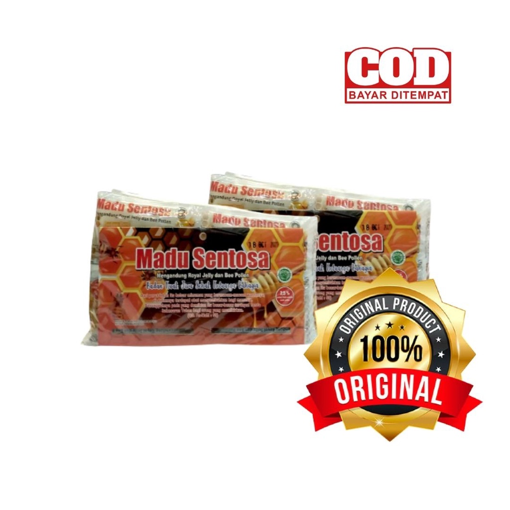 

MADU SUPER SENTOSA ROYAL JELLY BEE POLLEN RENCENG ISI 20 SACHET