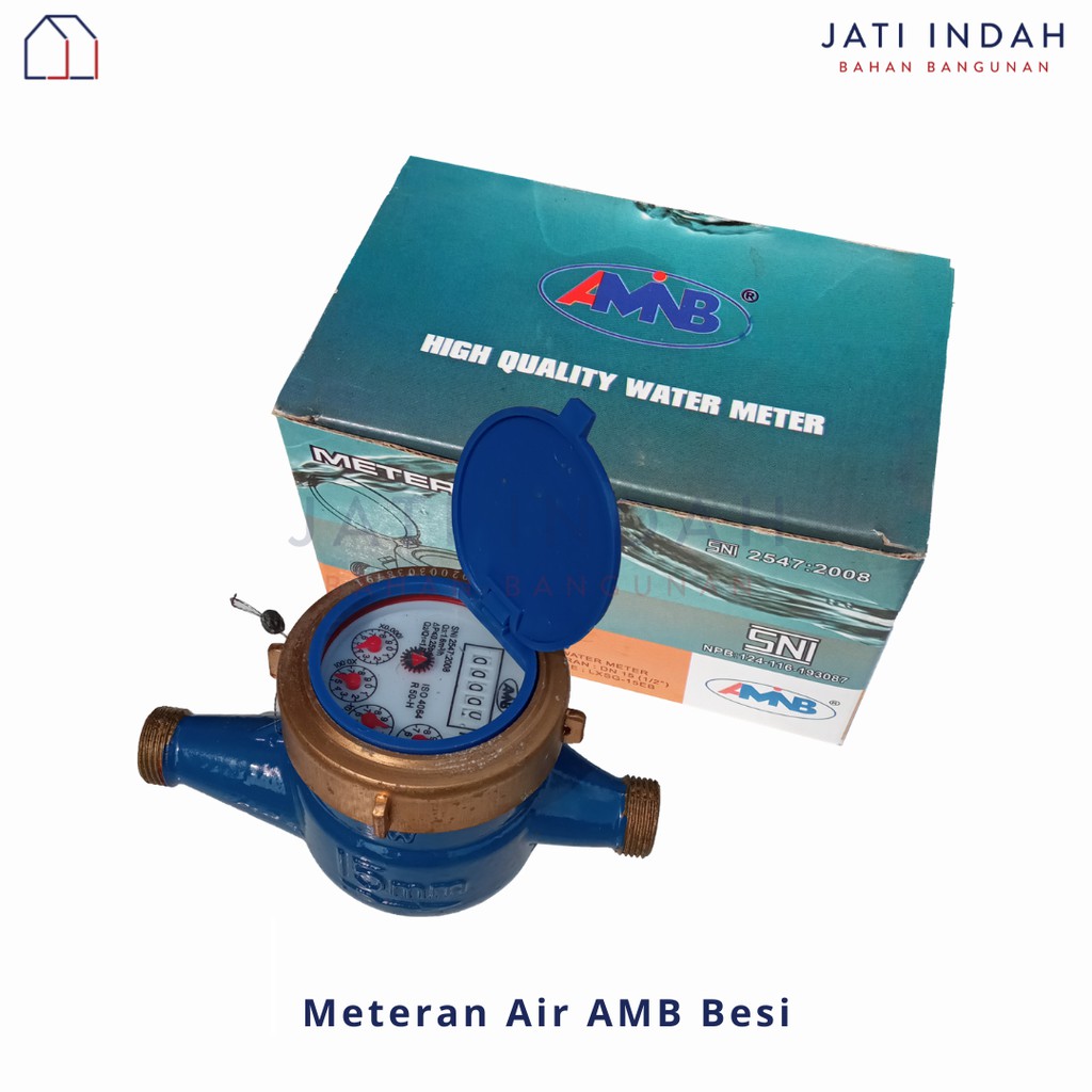 Meteran Air Besi AMB / AMNB / AMINB 1/2" [Water Meter]