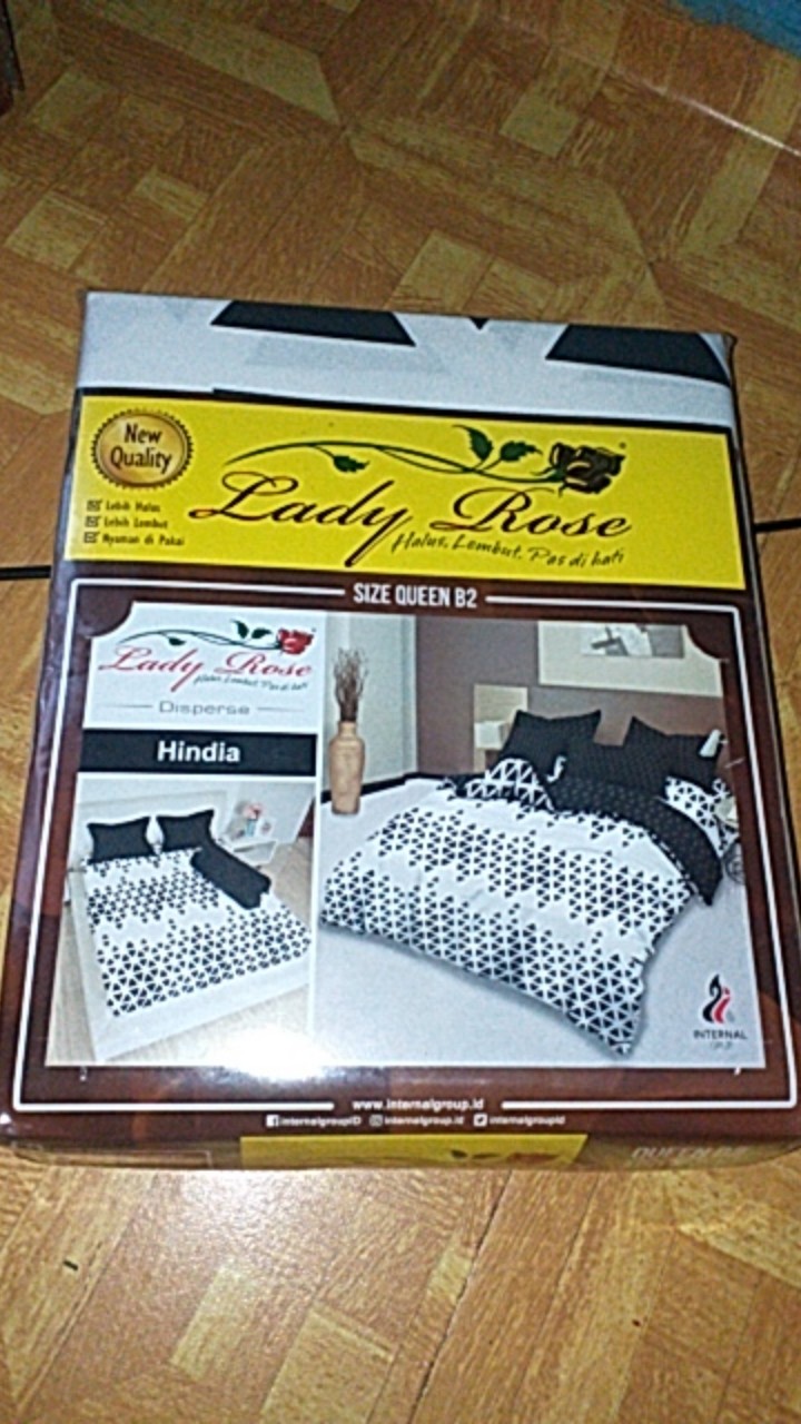 Sprei Lady Rose Disperse Queen 160 X 200cm