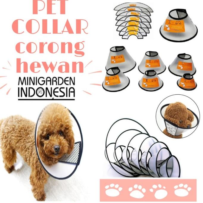,,,,,,,] PET COLLAR CONE anjing kucing Corong Penutup Leher Kepala Anti Bite