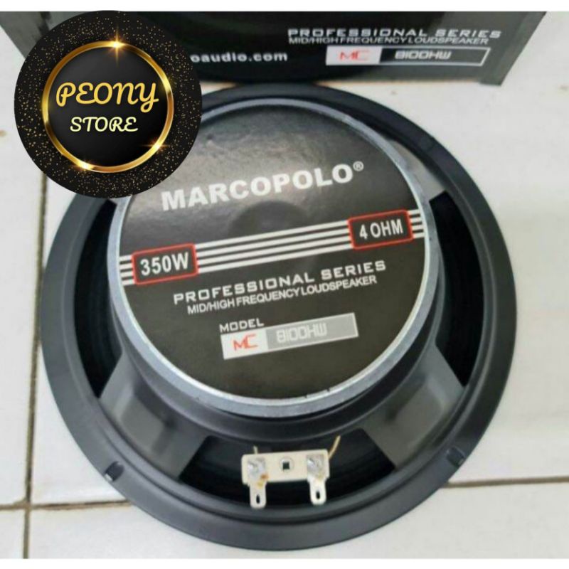SPEAKER MARCOPOLO 8INCH MC 8100 HW FULL RANGE ORIGINAL MC 8100HW MC 8100
