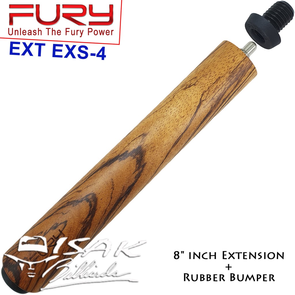 Fury Cue Ext 8" EXS-4 - Sambungan Stick Billiard Extension Biliar Furi
