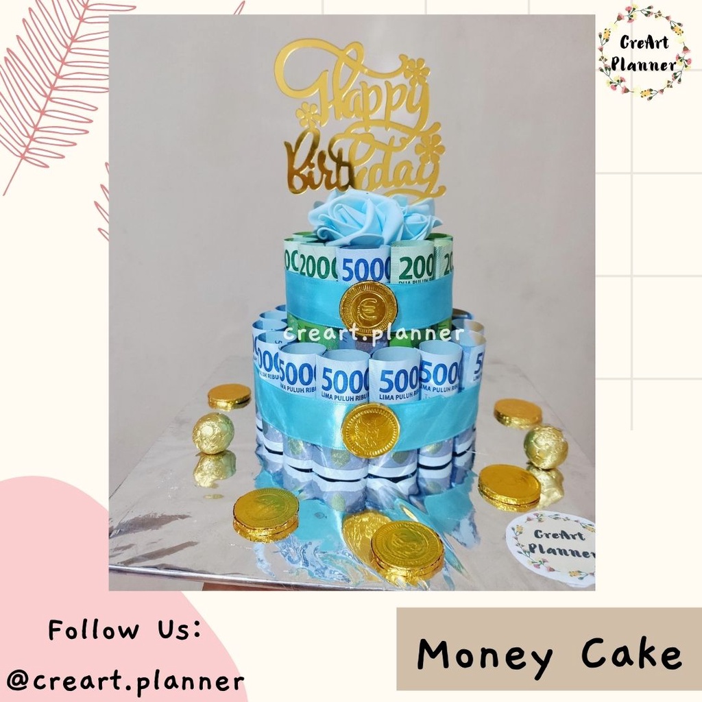 Kue Ulang Tahun.Kue Ultah.Money Cake.Seserahan.Mahar.Birthday Cake.Kue Uang 5