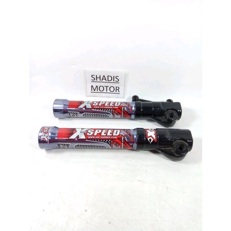 Bottom Shock Depan Motor Mio Merk X Speed Warna Black Tabung Shock