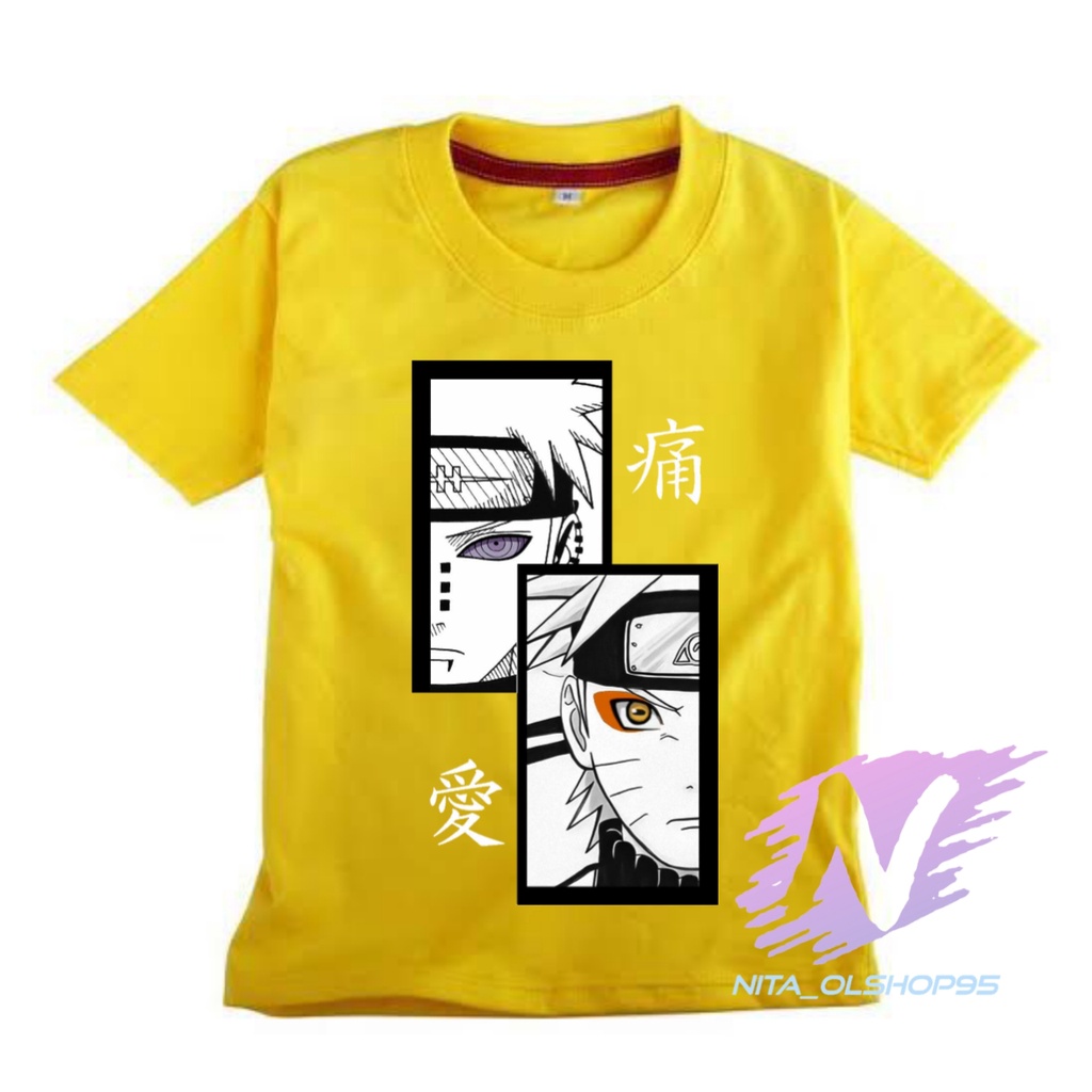 kaos naruto dan pain baju kaos anak anime