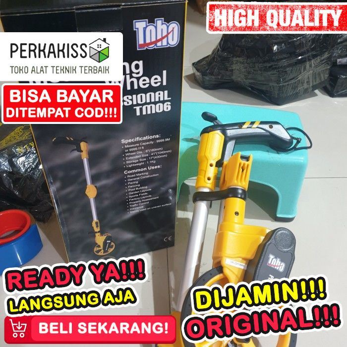 Meteran Jalan Toho Meteran Dorong Walking Measuring Wheel Tm06 Toho K552