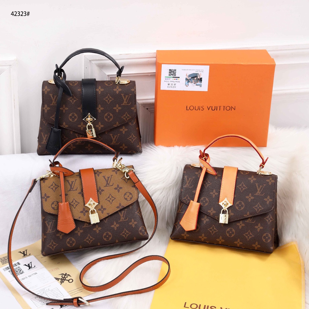 Louis Vuitton Top Handle Flap Bag in Monogram #42323