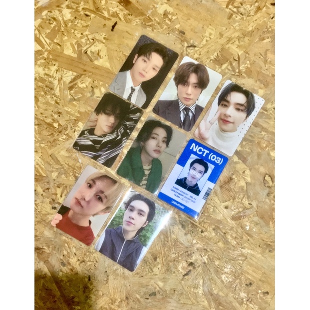 PC JAEHYUN TAEYONG RENJUN JENO XIAOJUN HENDERY WAYV UNIVERSE ID SELCA   PHOTO CARD WALLET AR TICKET 