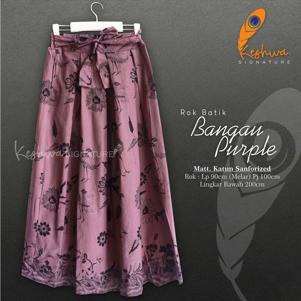ROK BATIK ALUSAN PANDITA BAWAHAN BATIK WANITA TERKINI ORI KESHWA MURAH ORIGINAL REALPICT-Bangau