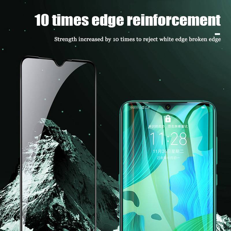 Full Cover Screen Protector Glass For Huawei P40 lite P30 Pro P10 Tempered Glass For Huawei Mate 30 20 10 Lite P Smart Z S 2021