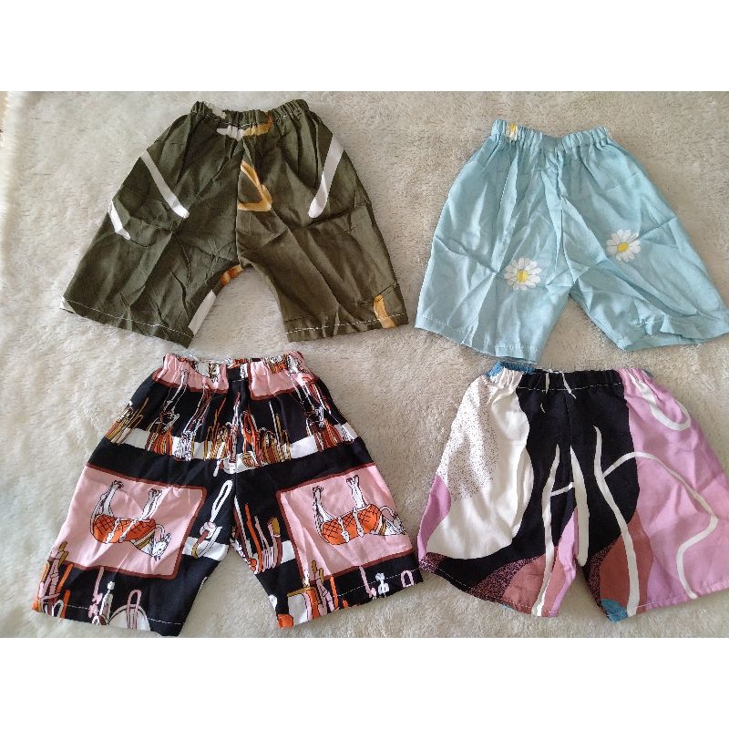 Celana pendek anak / celana sehari-hari / celana rayon