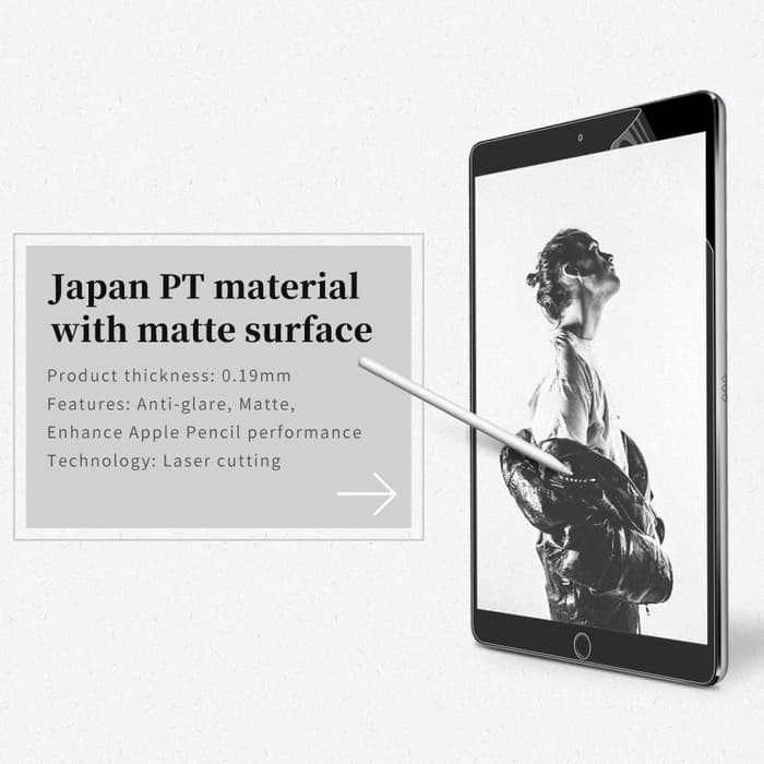 APPLE IPAD 9.7 (2017/2018) - NILLKN AR PAPER - LIKE SCREEN PROTECTOR