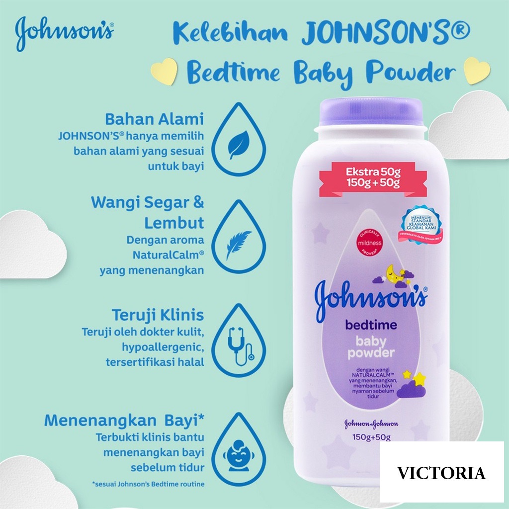 JOHNSON'S BABY Powder Bedak Bayi BPOM (VH)