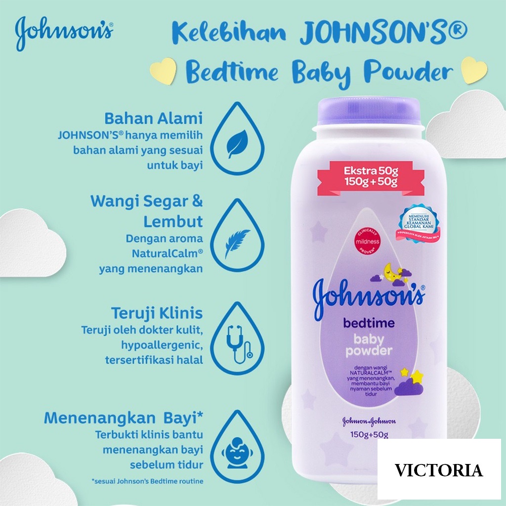 JOHNSON'S BABY Powder | Bedak Bayi | BPOM (KIM)