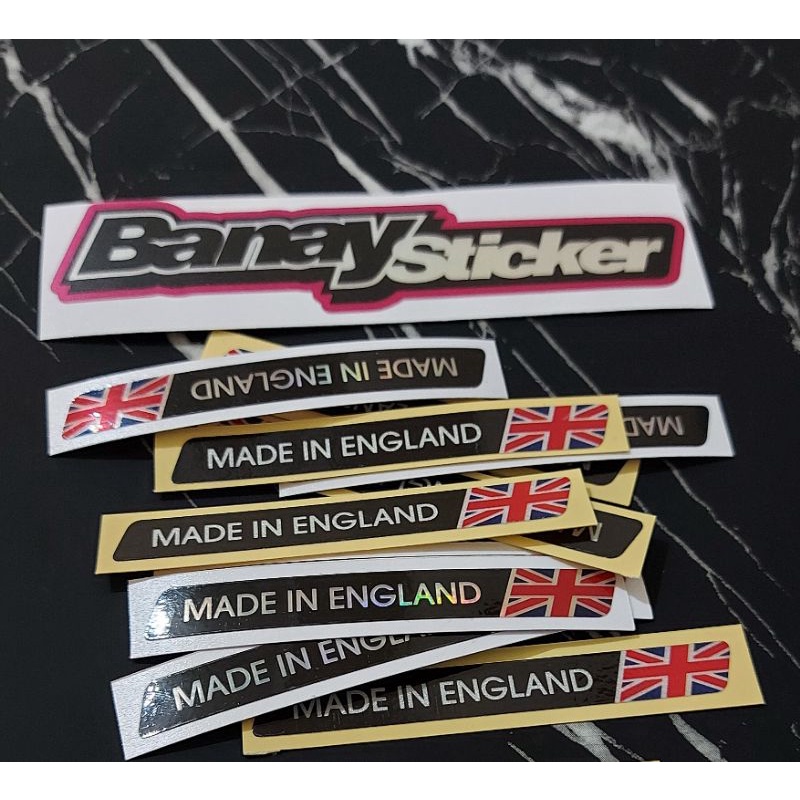 STICKER MADE IN ENGLAND PRINCUTT