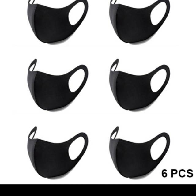 Masker Scuba Hitam/Grosir Masker/Masker Kain