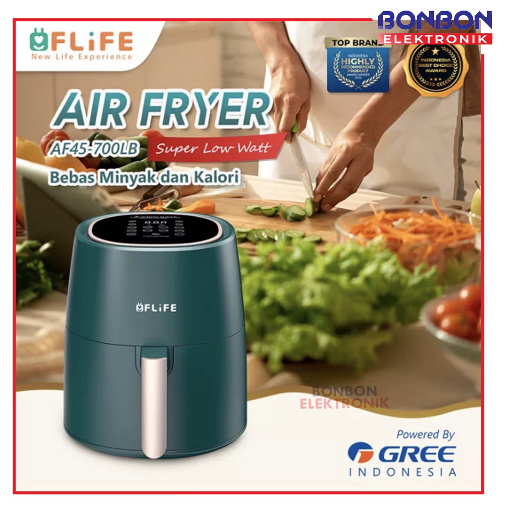 FLIFE Air Fryer 4,5L AF45-700LB 700W / AF45 700LB 4.5 Liter