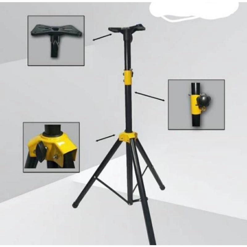 Stand Tripod Speaker full besi