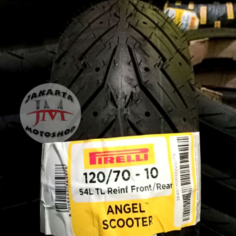 Jual Ban Pirelli Angel Scooter 120/70-10 For Vespa Matic LX V S Cymco dll |  Shopee Indonesia