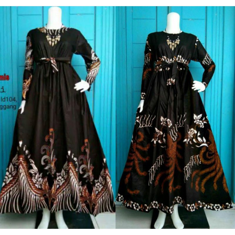 GAMIS BATIK DRESS BATIK MANGGAR, SEKAR ,KUBIS JUMBO SIZE TERLARIS