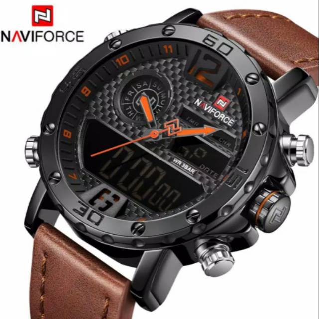 Jam tangan Naviforce 9134 Dual Display Military