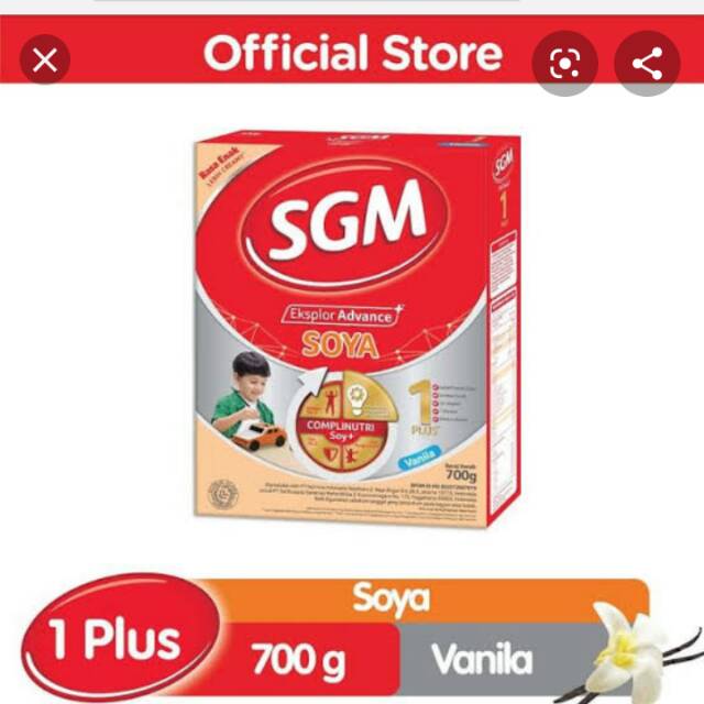 

Promo SGM SOYA 1+ 700GR/ Sgm Eksplor Soya 1+ Madu/Vanila 900Gr