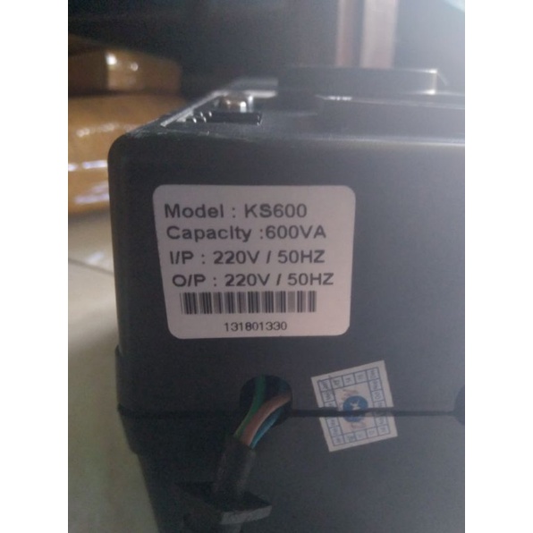 UPS KENIKA KS - 600VA TAMPA BATTERY
