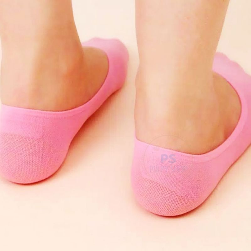 KAOS KAKI HIDDEN SOCK BALET INVISIBLE SOCKS UNISEX KAOS KAKI PENDEK DI BAWAH MATA KAKI ANTI SLIP PS-5