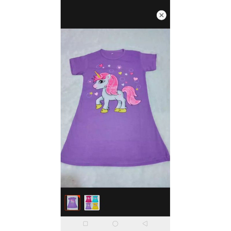 daster kaos anak-anak