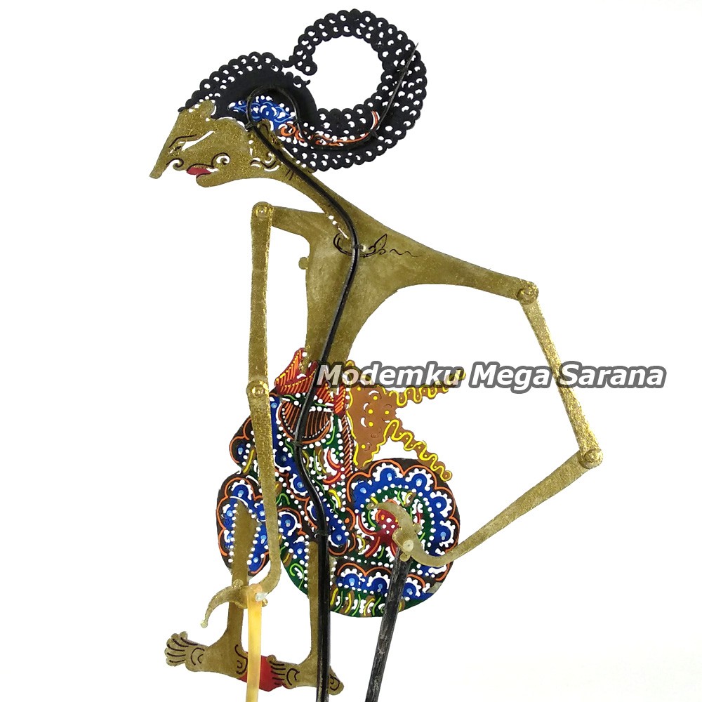 Souvenir Wayang Kulit Mini Caperan Super 20 Cm - Raden Arjuna Janoko Janaka