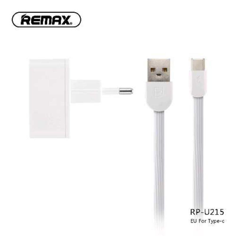 REMAX DUAL USB CHARGER AND CABLE TYPE-C