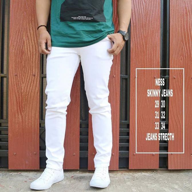 APC CELANA JEANS PUTIH / CELANA PANJANG PRIA / SKINNY JEANS PRIA - 29 RYU
