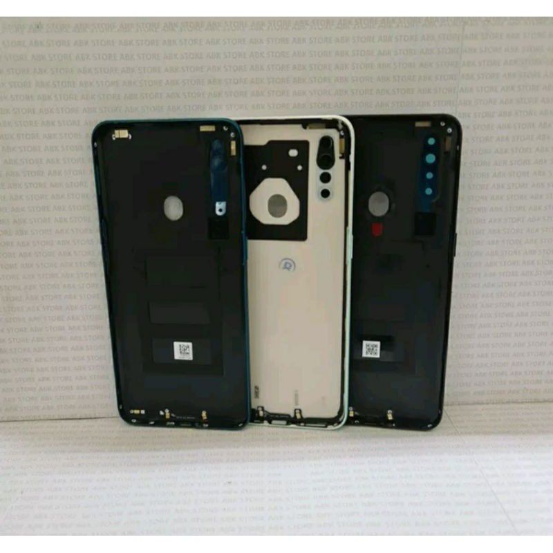 Casing Kesing Fullset+Frame Bezel Tulang Tengah Backdoor Oppo A31 2020 Original