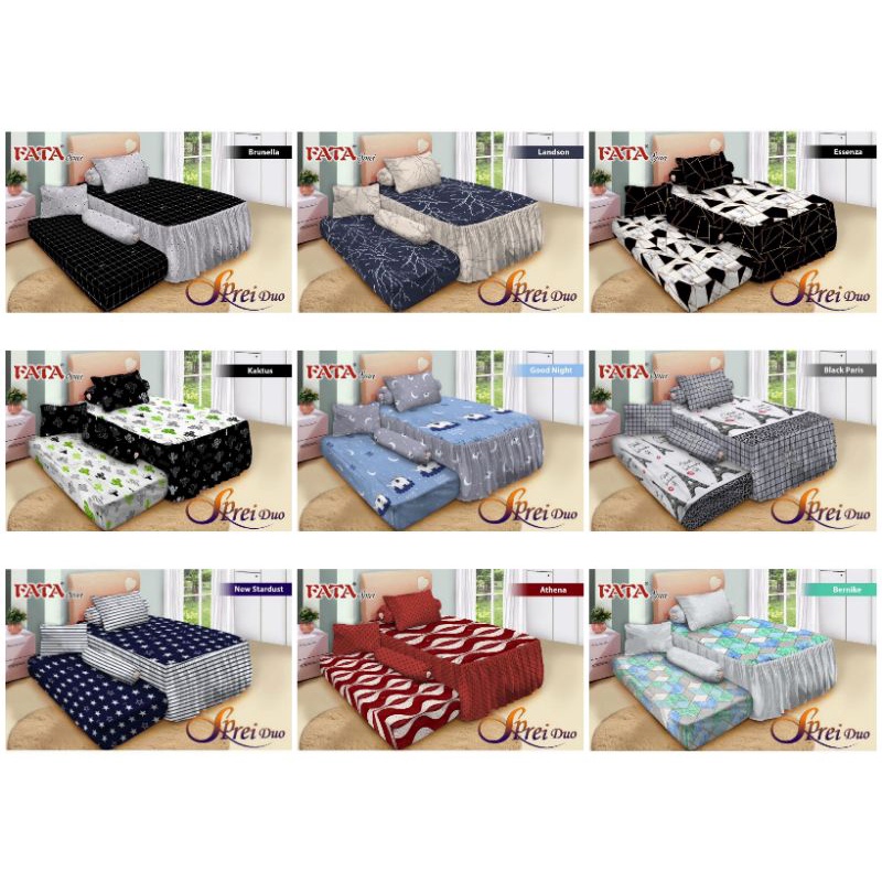 SPREI FATA DUO / SPREI SORONG FATA / SPREI 2 IN 1 FATA 120X200 / SPREI ATAS BAWAH