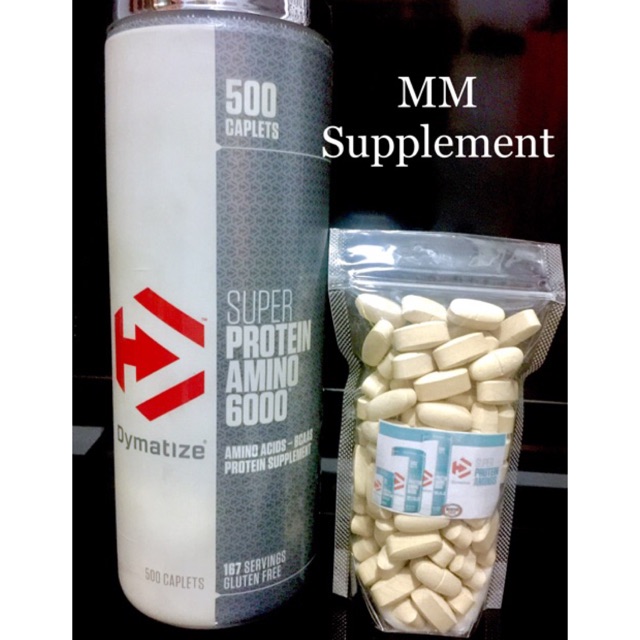 Super Amino 6000 Dymatize Ecer 100'Tablet