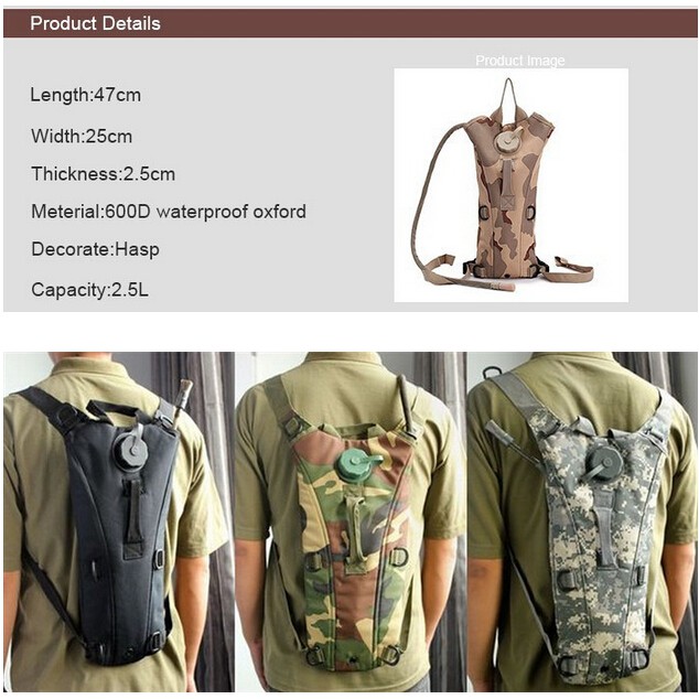 water bag - hidration backpack - tas sepeda air - tas air army