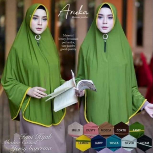 Hjjab jumbo list aruka terlaris