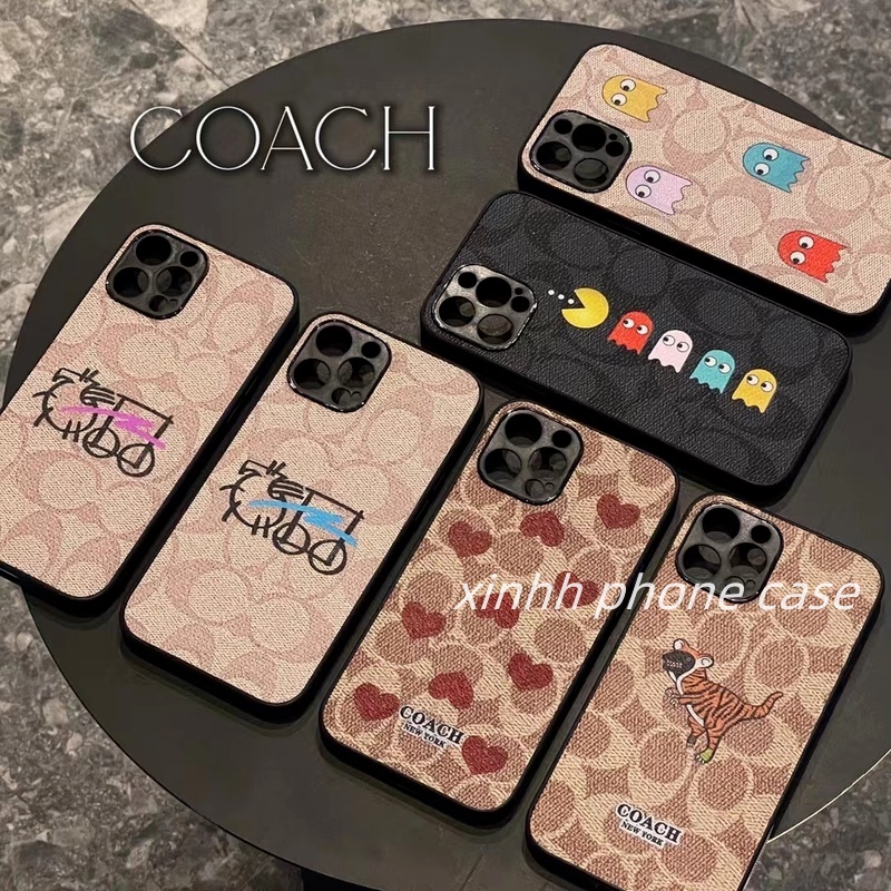 Case Bahan Kulit Motif Graffiti Hati Gaya Eropa Amerika Untuk IPhone 14 13 12 11 Pro 7 8 Plus X XR XS MAX